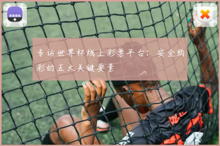 专访世界杯线上彩票平台：安全购彩的五大关键要素