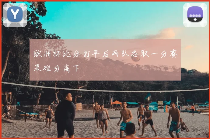 欧洲杯比分打平后两队各取一分赛果难分高下