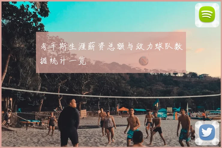 考辛斯生涯薪资总额与效力球队数据统计一览